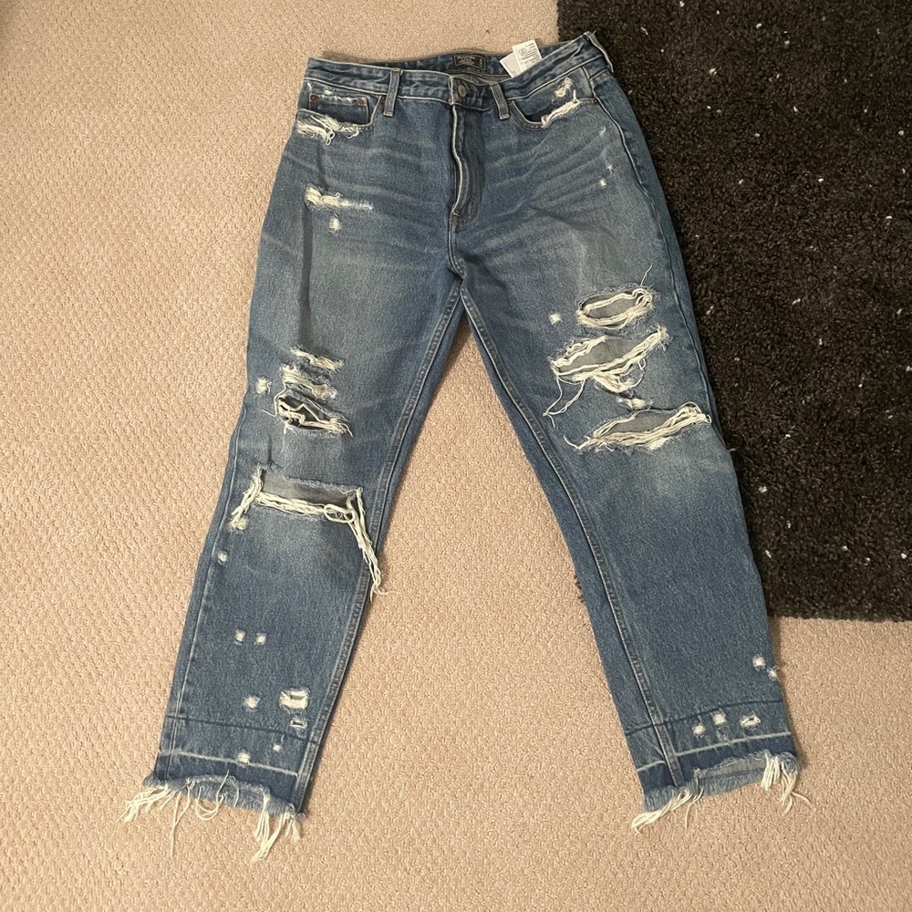Abercrombie Girlfriend Jeans